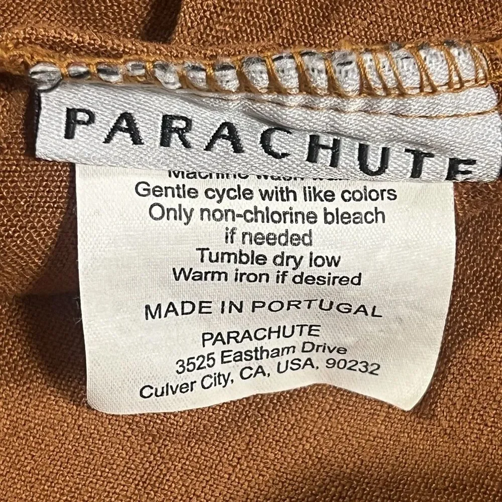 Parachute Terra Burnt Orange Queen Fitted Sheet Two Standard Pillowcovers Shams